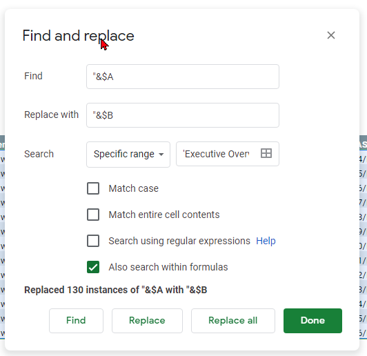 Use `ctrl+h` to get there faster.